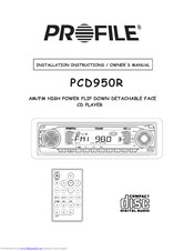 Profile PCD950R Installation Instructions & Owner's Manual