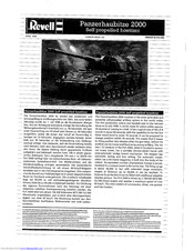 REVELL Panzerhaubitze 2000 Assembly Manual