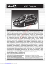 REVELL Mini Cooper Assembly Instructions Manual