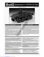 REVELL Spahpanzer 2 LUCHS A1 Assembly Manual