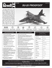 REVELL Su-25 Frogfoot Assembly Manual