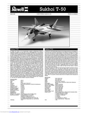 REVELL Sukhoi T-50 Assembly Manual