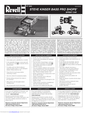 REVELL Steve Kinser Bass Pro Shops Sprint Car Assembly Instructions Manual
