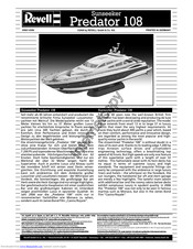 REVELL Sunseeker Predator 108 Assembly Manual