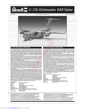 REVELL C-17A Globmaster RAF/Qatar Assembly Instructions Manual