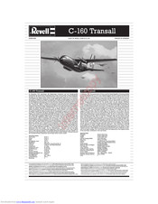 REVELL C-160 Transall Assembly Instructions Manual