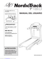NordicTrack T 13.0 Treadmill Manual Del Usuario