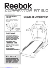 Reebok Competitor Rt 8.0 Treadmill Manuel De L'utilisateur