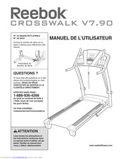 Reebok Crosswalk V 7.9 Treadmill Manuel De L'utilisateur