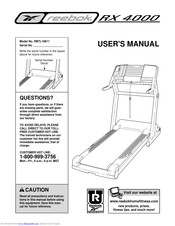 Reebok RX 4000 User Manual