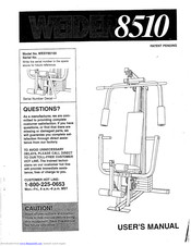 Weider WESY85100 User Manual