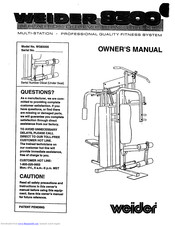 Weider 8300 Hard Drive Manual