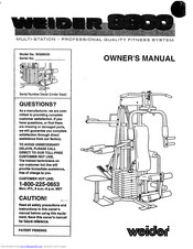 Weider 8800 Manual