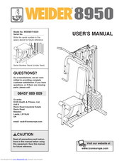 Weider 8950 Manuals ManualsLib