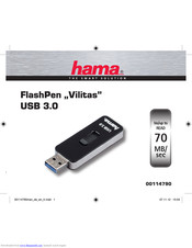 Hama Vilitas FlashPen USB 3.0 Operating	 Instruction