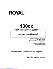 Royal 130cx Instruction Manual