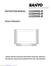Sanyo CE24WN5-B Instruction Manual