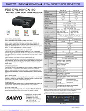 Sanyo SmarTester Specifications