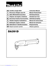 Makita DA391D Instruction Manual