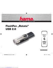 Hama Rotate FlashPen USB 2.0 Operating	 Instruction