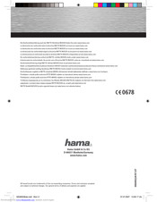 Hama Bluetooth USB Adapter Operating	 Instruction