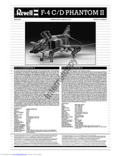 REVELL F-4 C/D Phantom II Assembly Manual