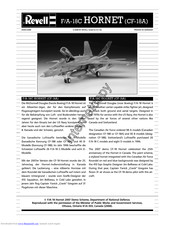 REVELL F/A-18C Hornet Assembly Manual