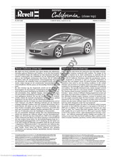 REVELL Ferrari California Assembly Manual