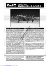 REVELL Handley Page Halifax B.I/B.II/GR.II Assembly Manual