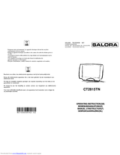 Salora CT2815TN Operating Instructions Manual