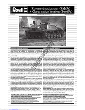 REVELL Kanonenjagdpanzer Observation Version (beobpz) Assembly Manual
