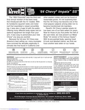 REVELL KIT 1554 Assembly Manual