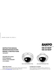 Sanyo VDC-D1185VP Instruction Manual