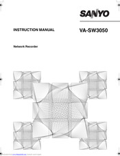 Sanyo VA-SW3050 Instruction Manual