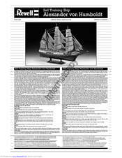 REVELL Sail Training Ship Alexander Von Humbolt Assembly Manual
