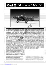 REVELL Mosquito B Mk.IV Assembly Manual