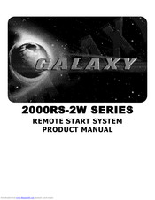 Scytek electronic Galaxy 2000RS-2W Product Manual