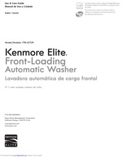 Kenmore Elite 796.4172 Series Use & Care Manual