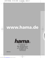 Hama M448 Operating	 Instruction