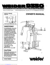 Weider 9350 Manual