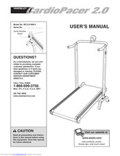 Weider Cardio Pacer 2.0 Treadmill User Manual