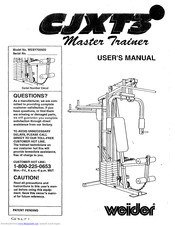 Weider Cjxt 3 Master Trainer User Manual