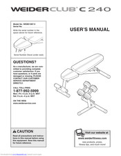 Weider WEBE1067.0 User Manual