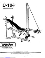 Weider D104 Owner's Manual