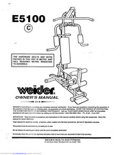 Weider E5100 Owner's Manual