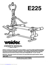 Weider Flex 225 Owner's Manual