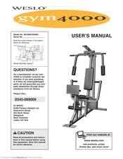 Weider Gym 4000 Manual