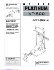 Weider Platinum Xp 800 User Manual