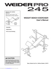 Weider Pro 245 User Manual