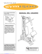 Weslo Gym 1500 Manual Del Usuario